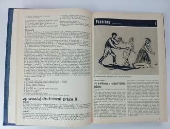 Václav Kaplický: Panorama - ročník X., čísla 1 - 10 + přílohy čtvrtého ročníku - SVÁZÁNO DO JEDNOHO SVAZKU
