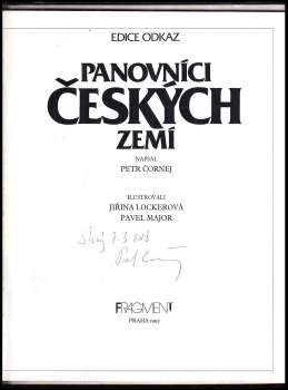 Petr Čornej: Panovníci Českých zemí