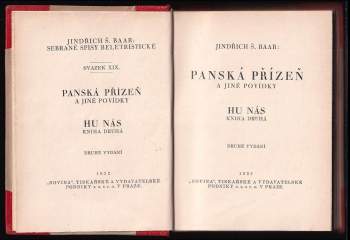 Jindřich Šimon Baar: Panská přízeň a jiné povídky