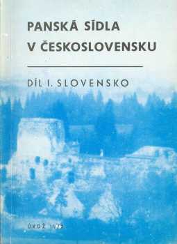 Panská sídla v Československu