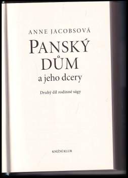 Anne Jacobs: Panský dům a jeho dcery