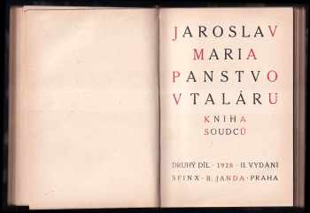 Jaroslav Maria: Panstvo v taláru