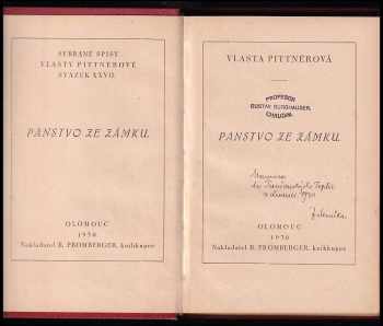 Vlasta Pittnerová: Panstvo ze zámku