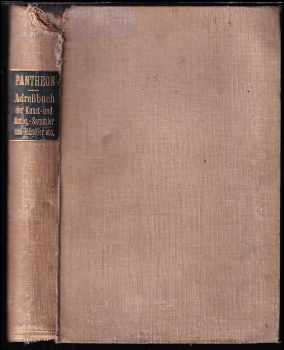 Joseph Zenker: Pantheon: Adressbuch der Kunst- und Antiquitäten-Sammler und -Händler, Bibliotheken, Archive, Museen, Kunst- Altertums- und Geschichtsvereine, Bücherliebhaber, Numismatiker. Ein Handbuch für das Sammelwesen der ganzen Welt