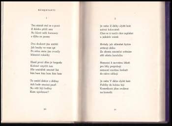 Vítězslav Nezval: Pantomima