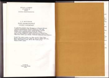 A. E Hotchner: Papá Hemingway