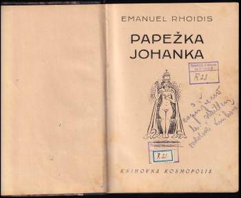 Emanuel Rhoidis: Papežka Johanka