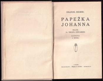 Emanuel Rhoidis: Papežka Johanna