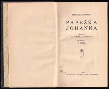 Emanuel Rhoidis: Papežka Johanna