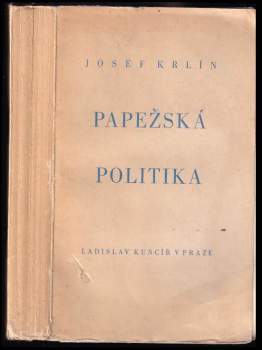 Papežská politika v posledních dvou stoletích