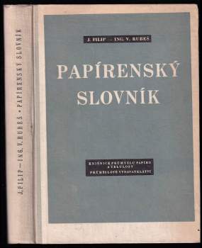 Jiří Filip: Papírenský slovník