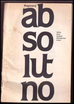 Petr Bergmann: Absolutno