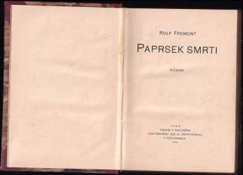 Rolf Fremont: Paprsek smrti