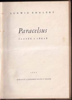 Ludwig Englert: Paracelsus