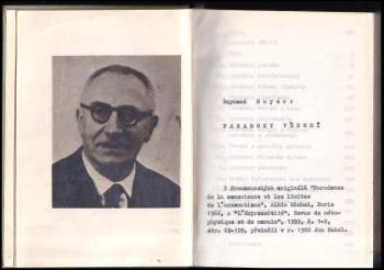 Raymond Ruyer: Paradoxy vědomí