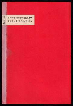 Paralipomena