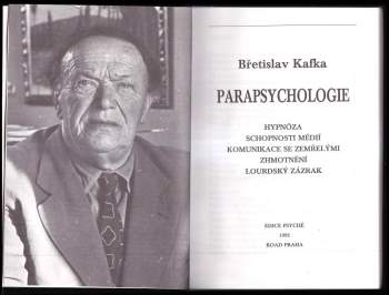 Břetislav Kafka: Parapsychologie