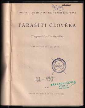 Otto Jírovec: Parasiti člověka