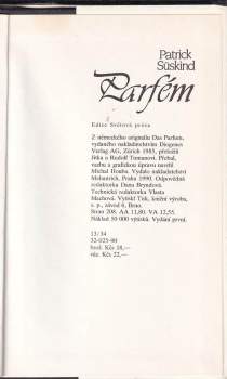 Patrick Süskind: Parfém