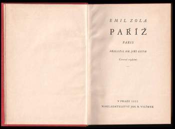 Émile Zola: Paříž