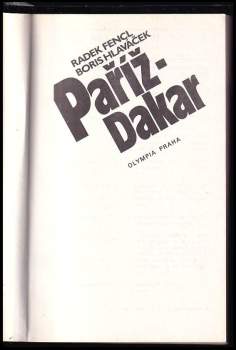 Radek Fencl: Paříž - Dakar
