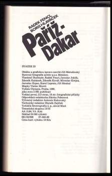 Radek Fencl: Paříž - Dakar