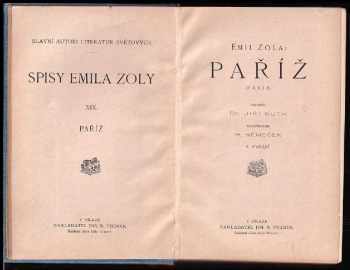 Émile Zola: Paříž