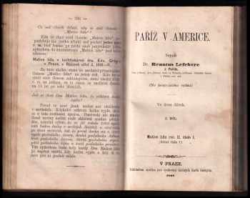Edouard Laboulaye: Paříž v Americe - 2. díl