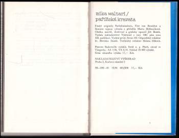 Mika Waltari: Pařížská kravata