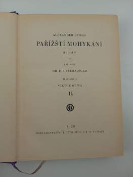 Alexandre Dumas: Pařížští Mohykáni