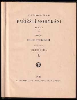 Alexandre Dumas: Pařížští Mohykáni
