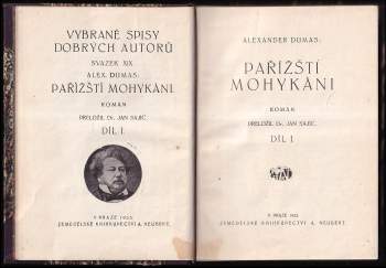 Alexandre Dumas: Pařížští Mohykáni