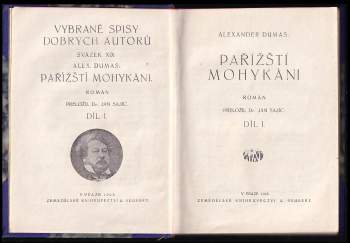 Alexandre Dumas: Pařížští Mohykáni