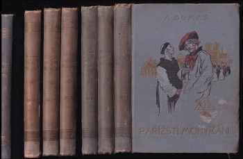 Alexandre Dumas: Pařížští Mohykáni - díly 2. - 7. + 9. díl - KONVOLUT