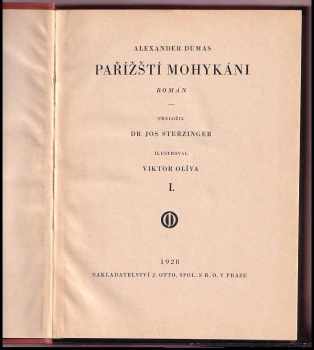 Alexandre Dumas: Pařížští Mohykáni