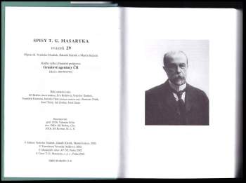 Tomáš Garrigue Masaryk: Parlamentní projevy 1907-1914