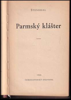Stendhal: Parmský klášter
