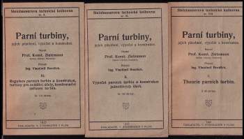 Parní turbiny, jejich působení, výpočet a konstrukce