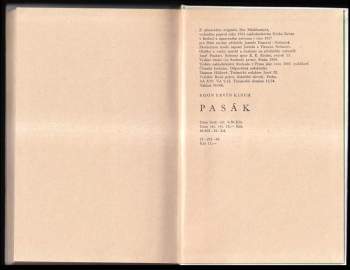 Egon Erwin Kisch: Pasák