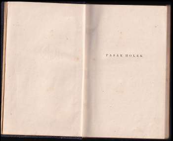 Egon Erwin Kisch: Pasák holek