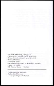 Guillaume Apollinaire: Pásmo