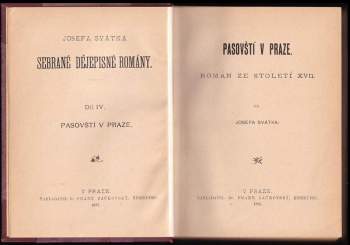 Josef Svátek: Pasovští v Praze