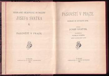 Josef Svátek: Pasovští v Praze