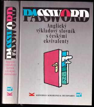 Password : anglický výkladový slovník s českými ekvivalenty