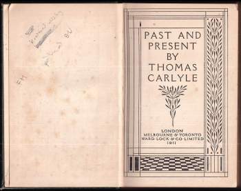 Thomas Carlyle: Past and Present