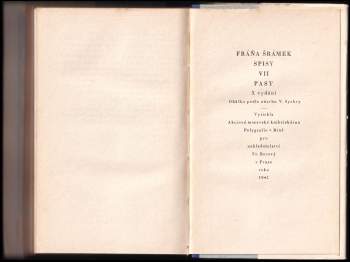 Fráňa Šrámek: Past