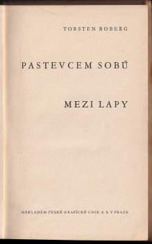 Torsten Boberg: Pastevcem sobů mezi Lapy