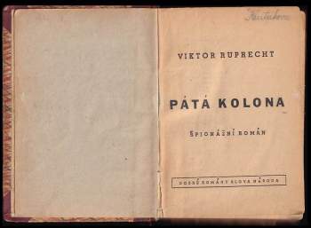 Viktor Ruprecht: Pátá kolona