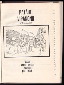 Achille Gregor: Patálie v Panonii