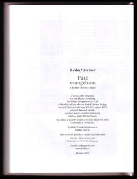 Rudolf Steiner: Páté evangelium